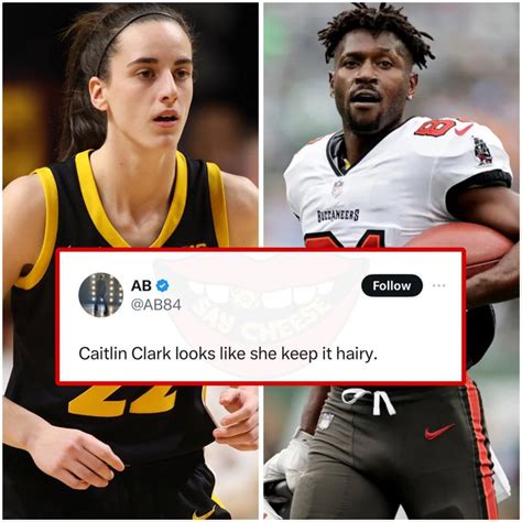 antonio brown caitlin clark tweet